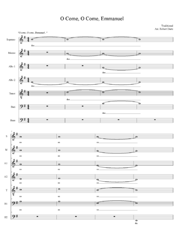 Emmanuel Music Sheet page 1