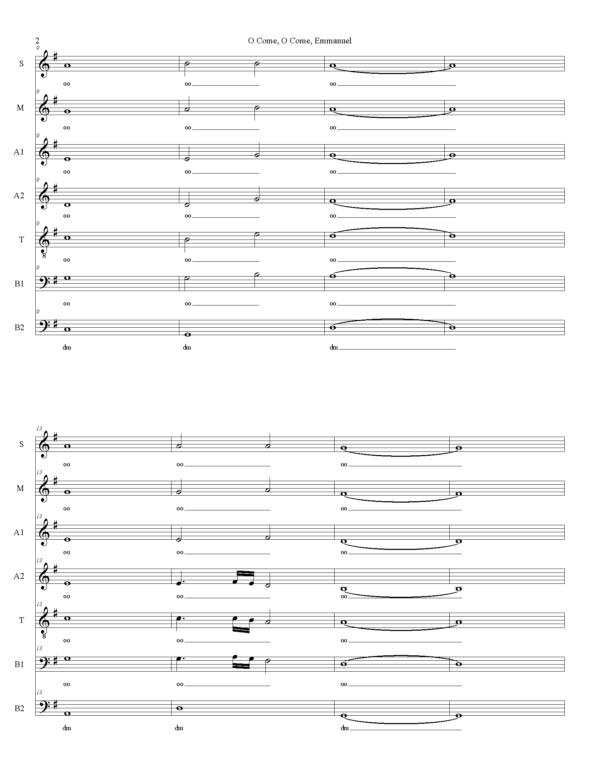 Emmanuel Music Sheet page 2